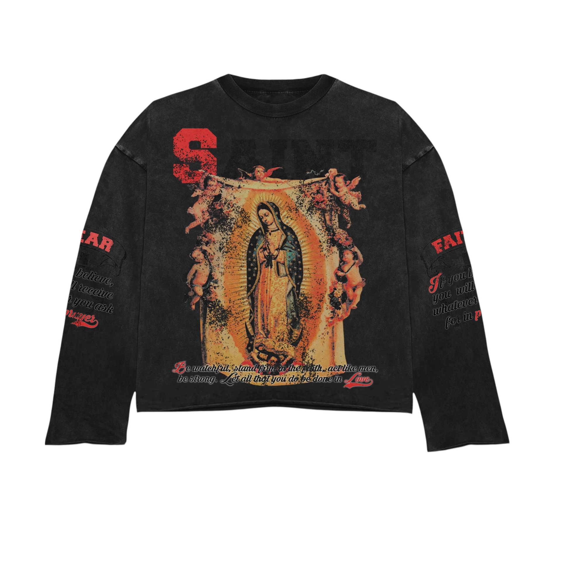 Guide us crewneck-black