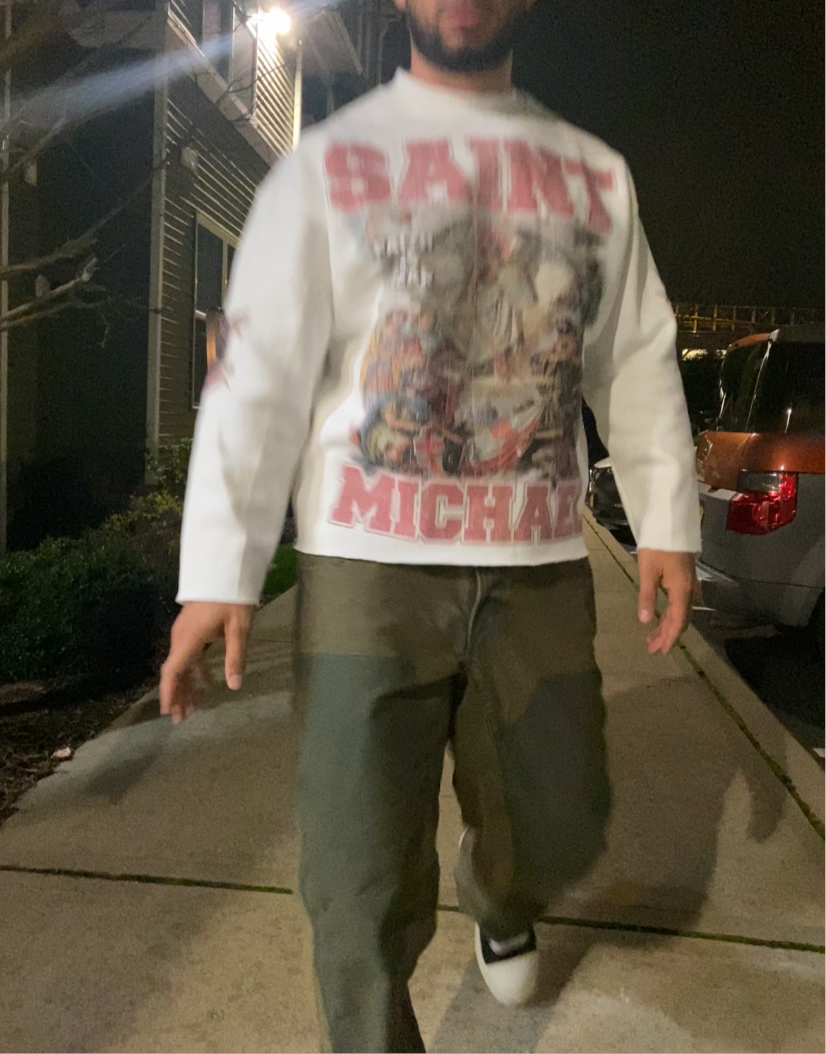 Saint Michael crewneck-black edition