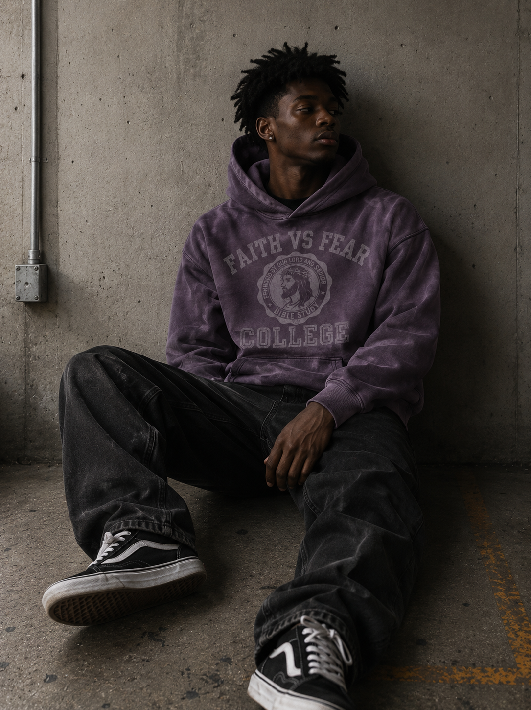 College hoodie