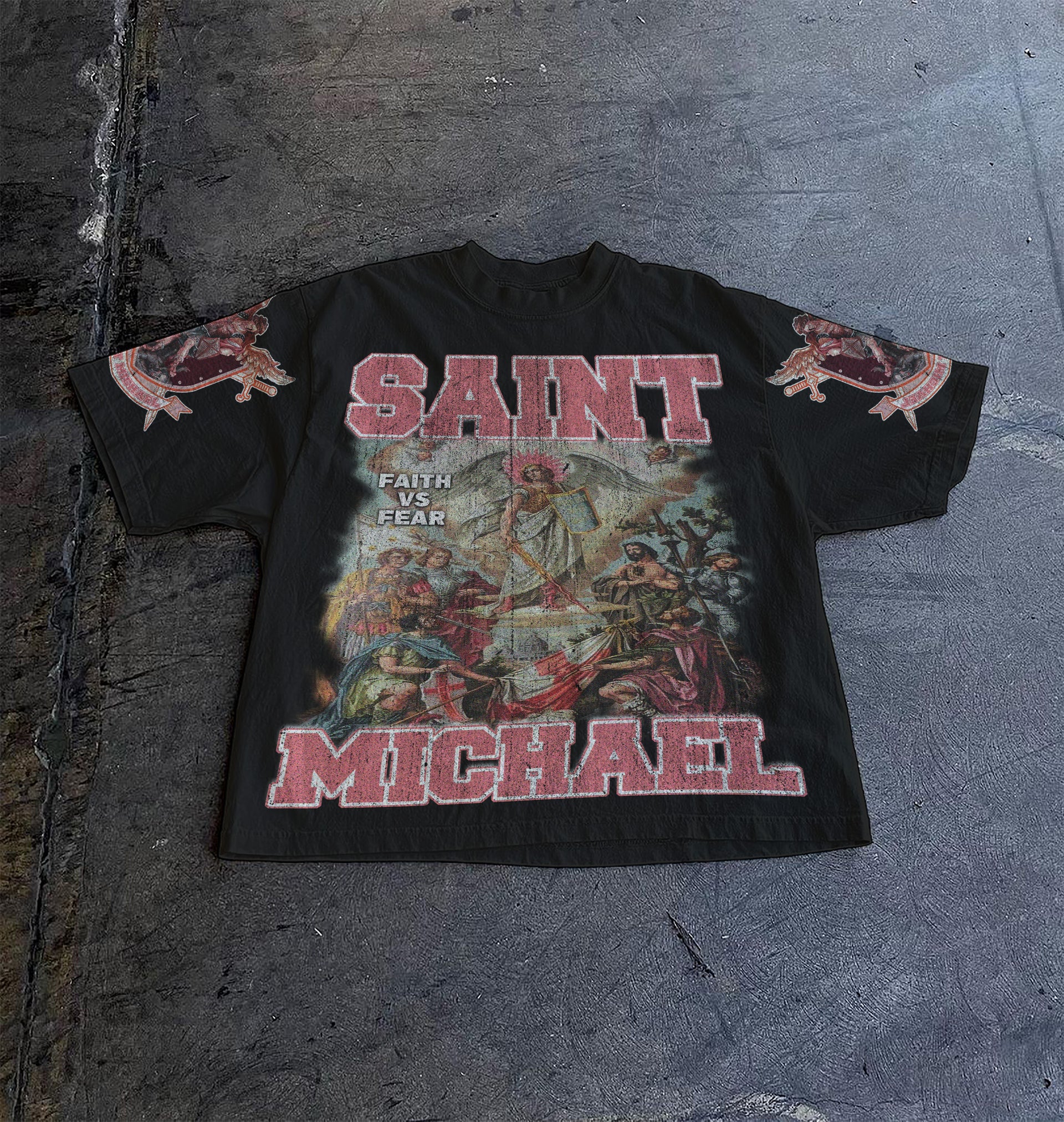 Saint Michael short sleeve black