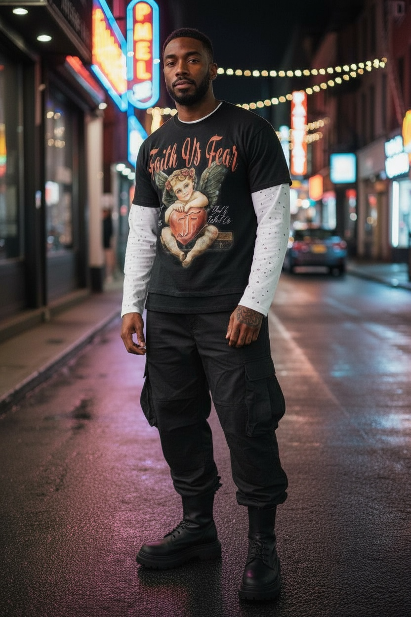 God is with us underlay shirt