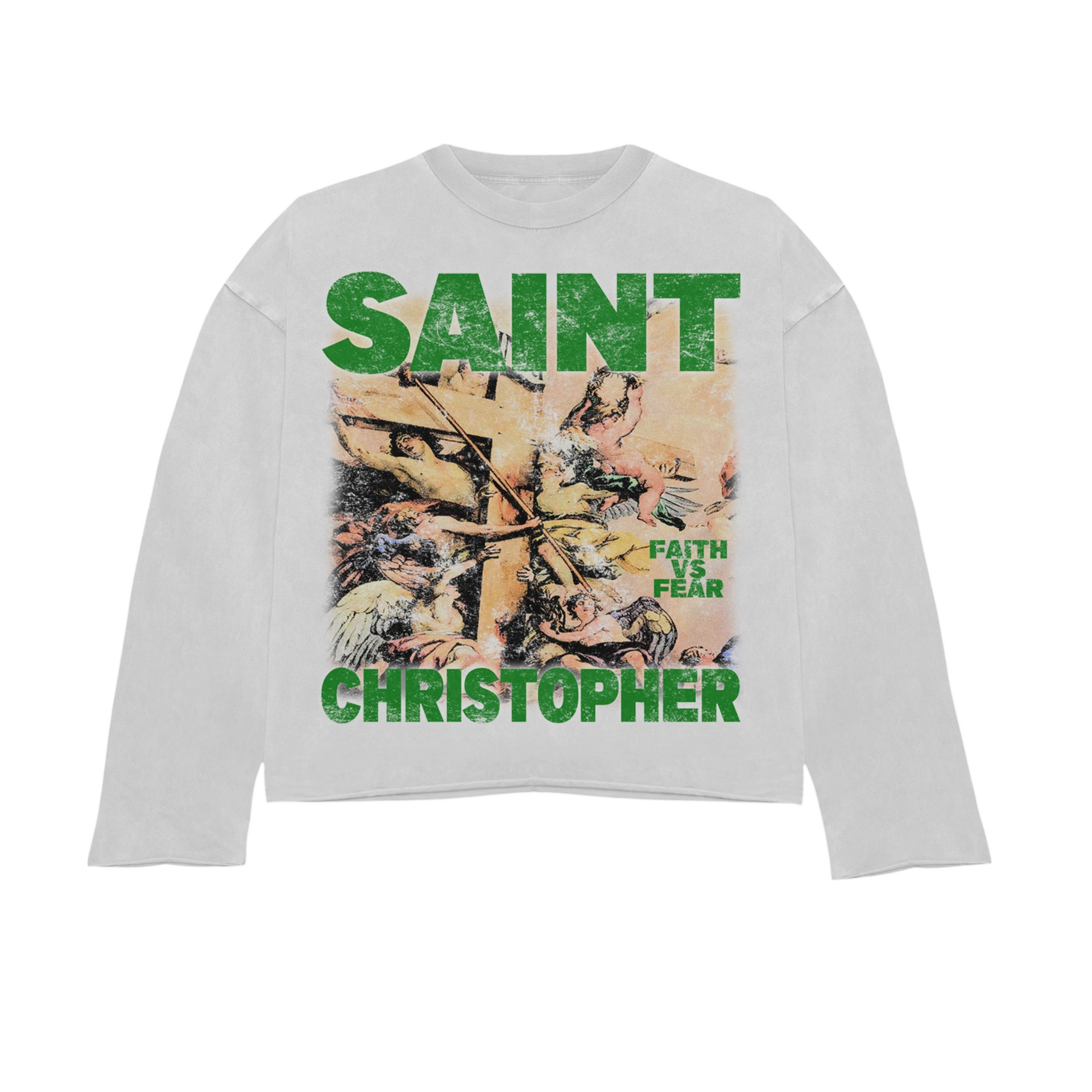 Saint Christopher crewneck
