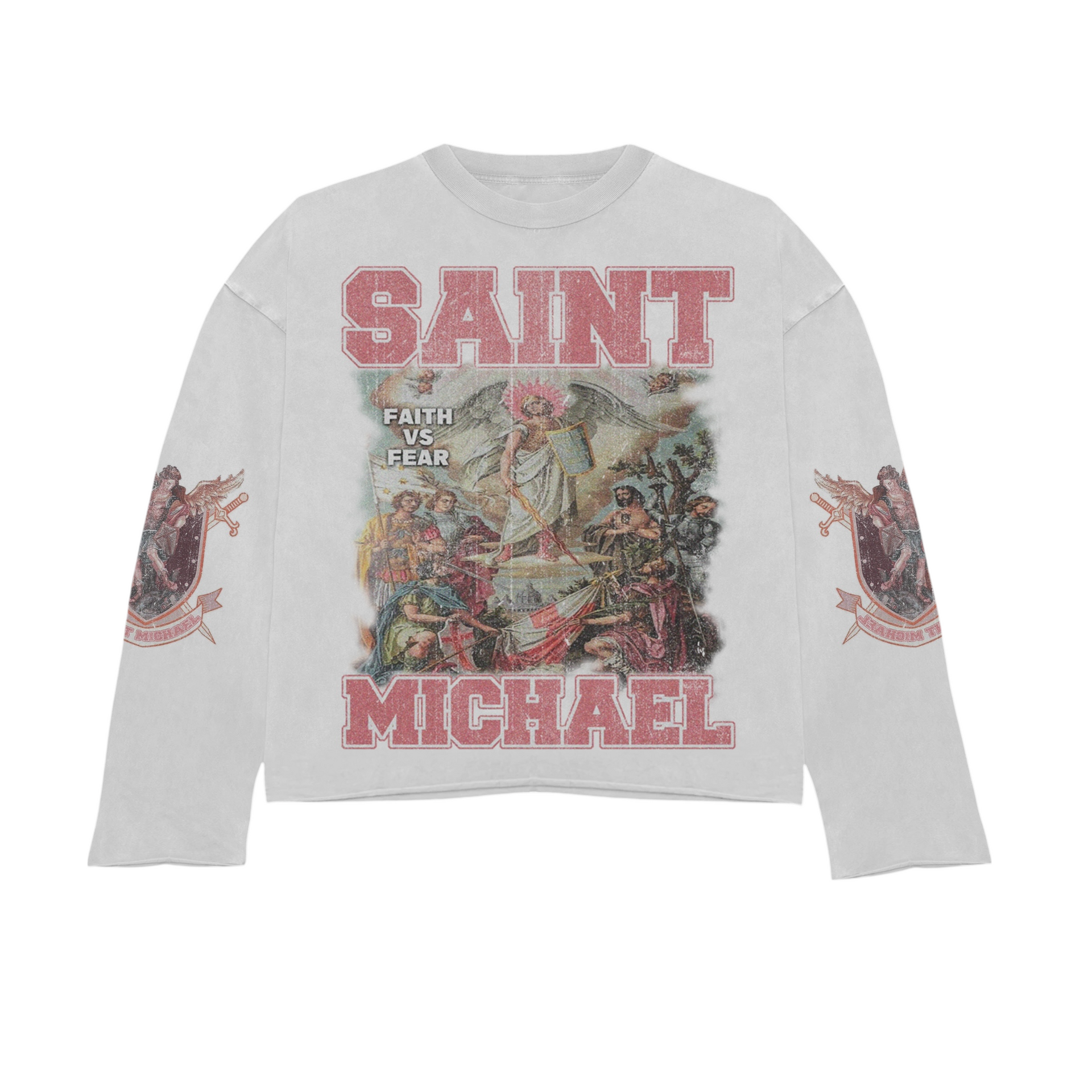 Saint Micheal sword crewneck