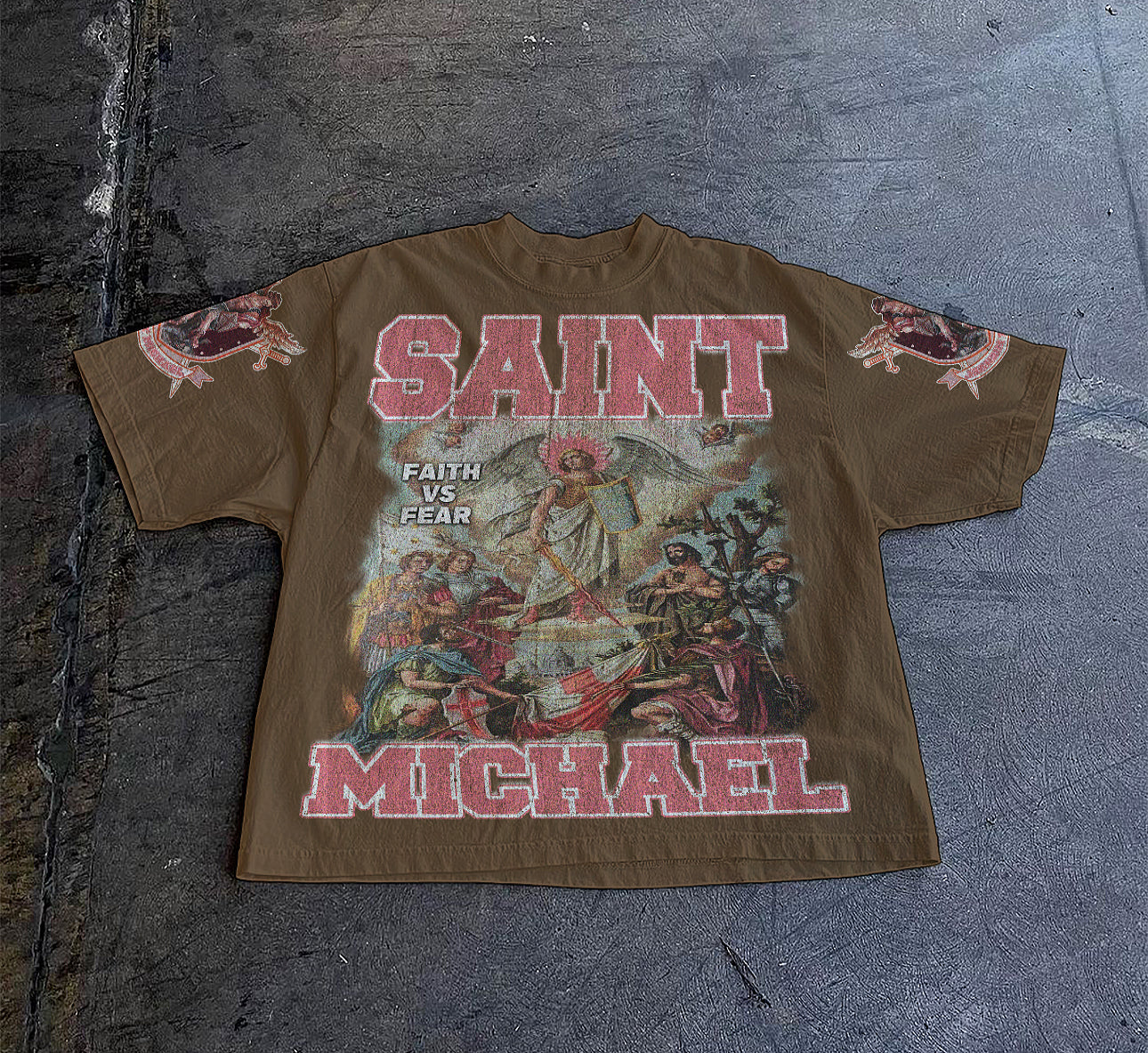 Brown Saint Michael short sleeve