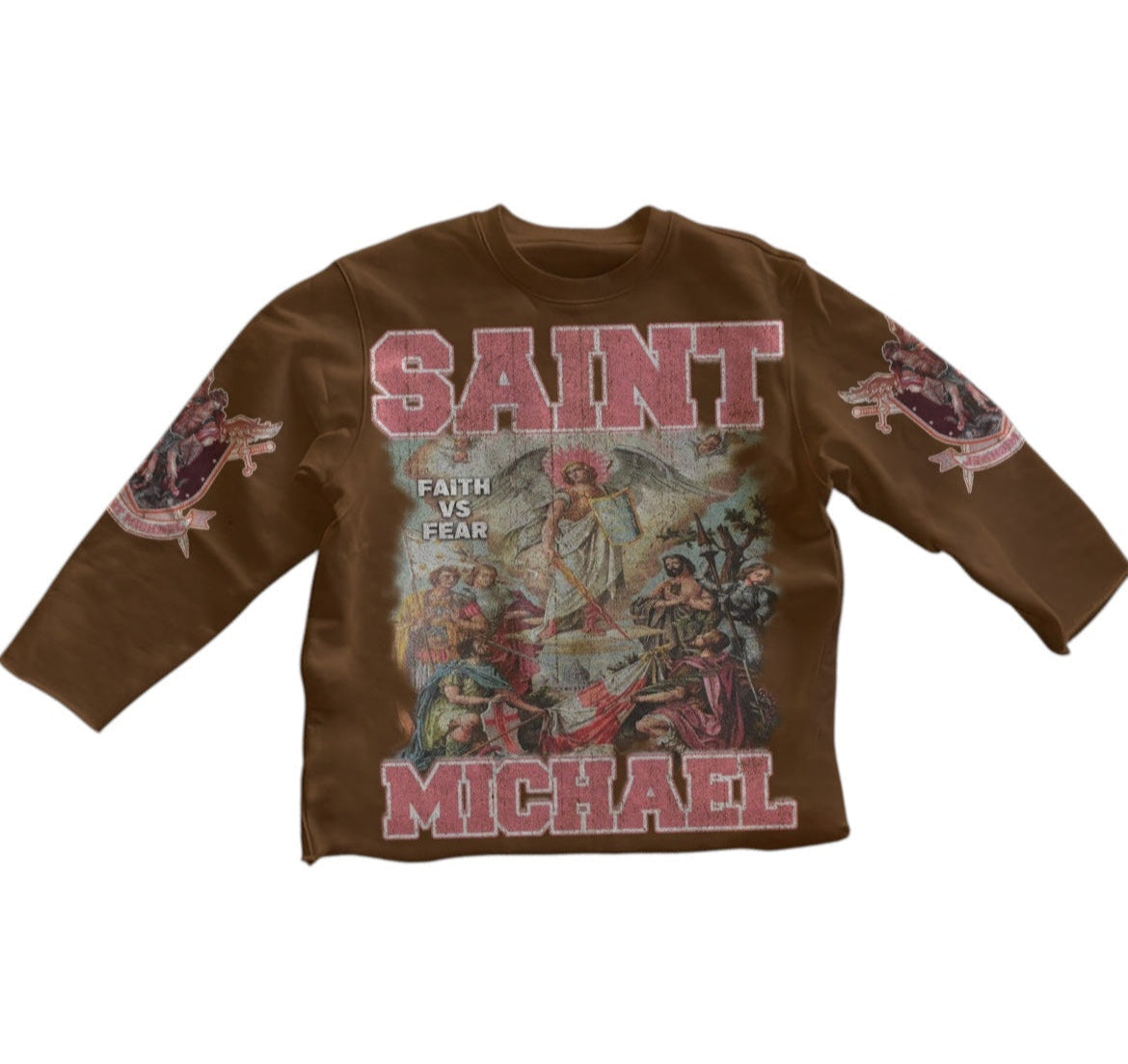 Brown Saint Michael crewneck-limited edition