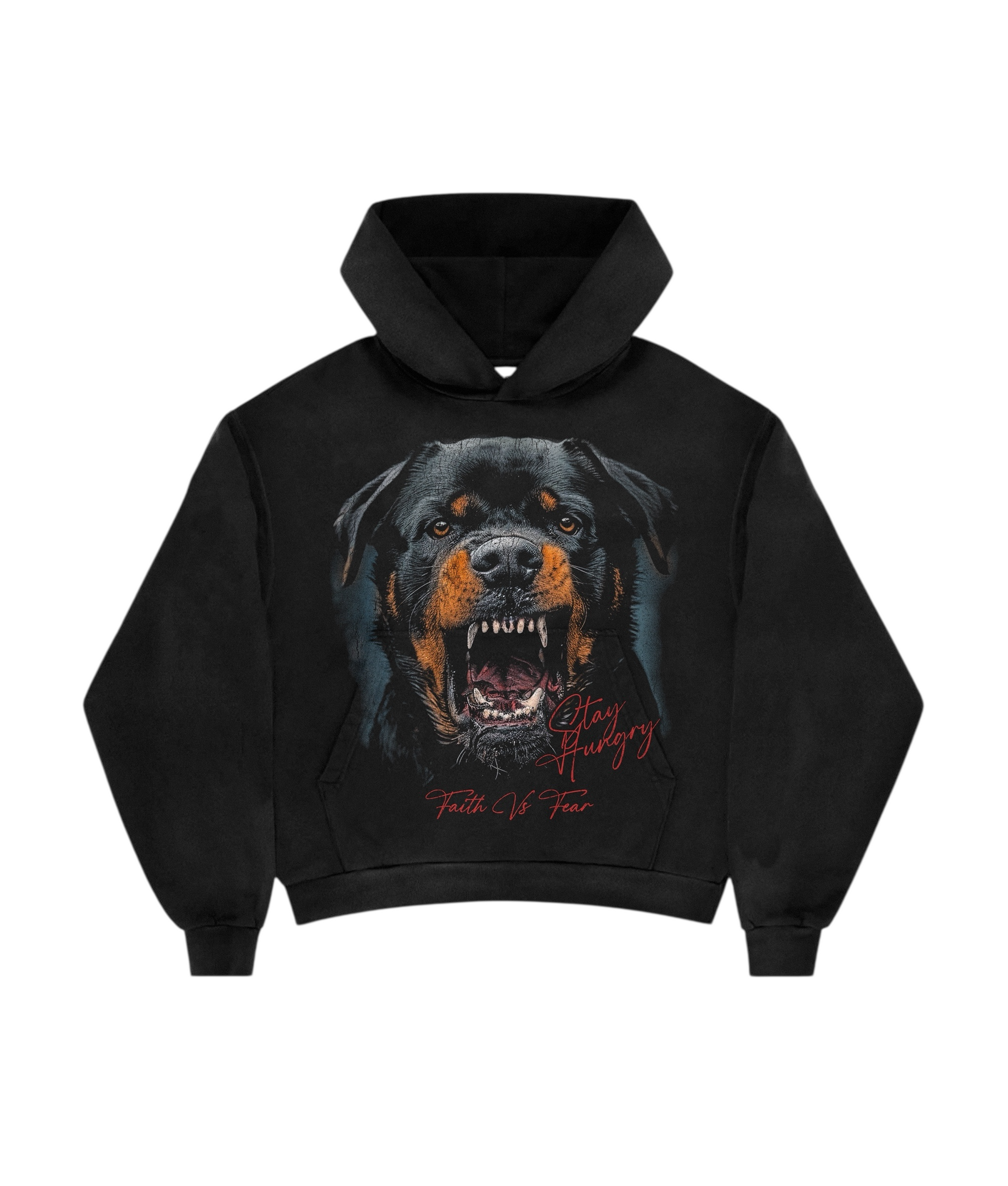 Rottweiler hoodie black