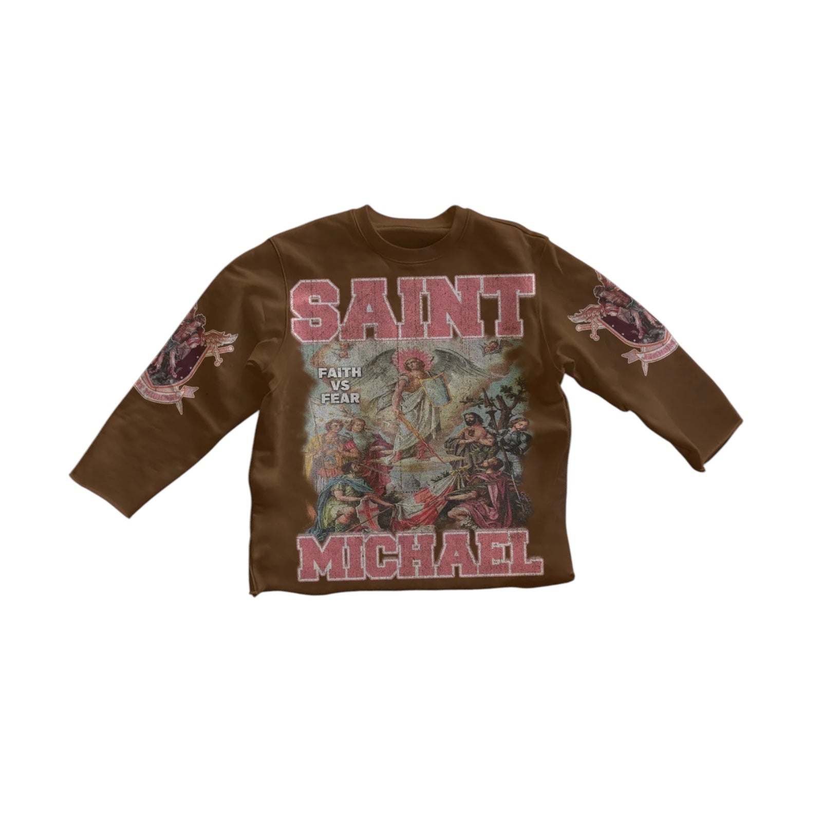 Brown Saint Michael crewneck-limited edition