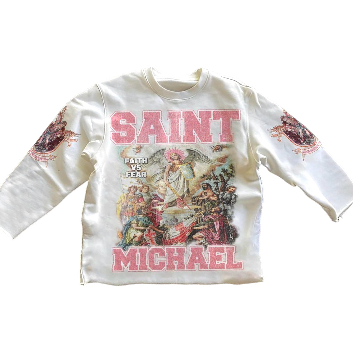 Saint Micheal sword crewneck