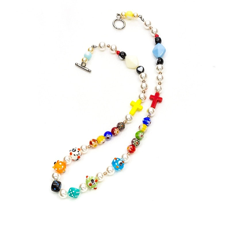 Bead circle of life necklace