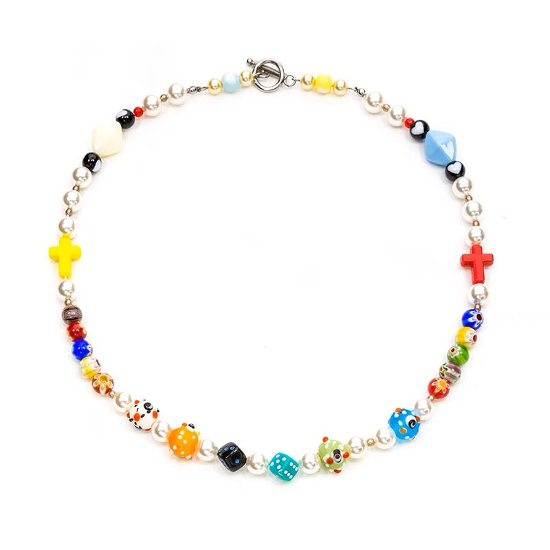 Bead circle of life necklace