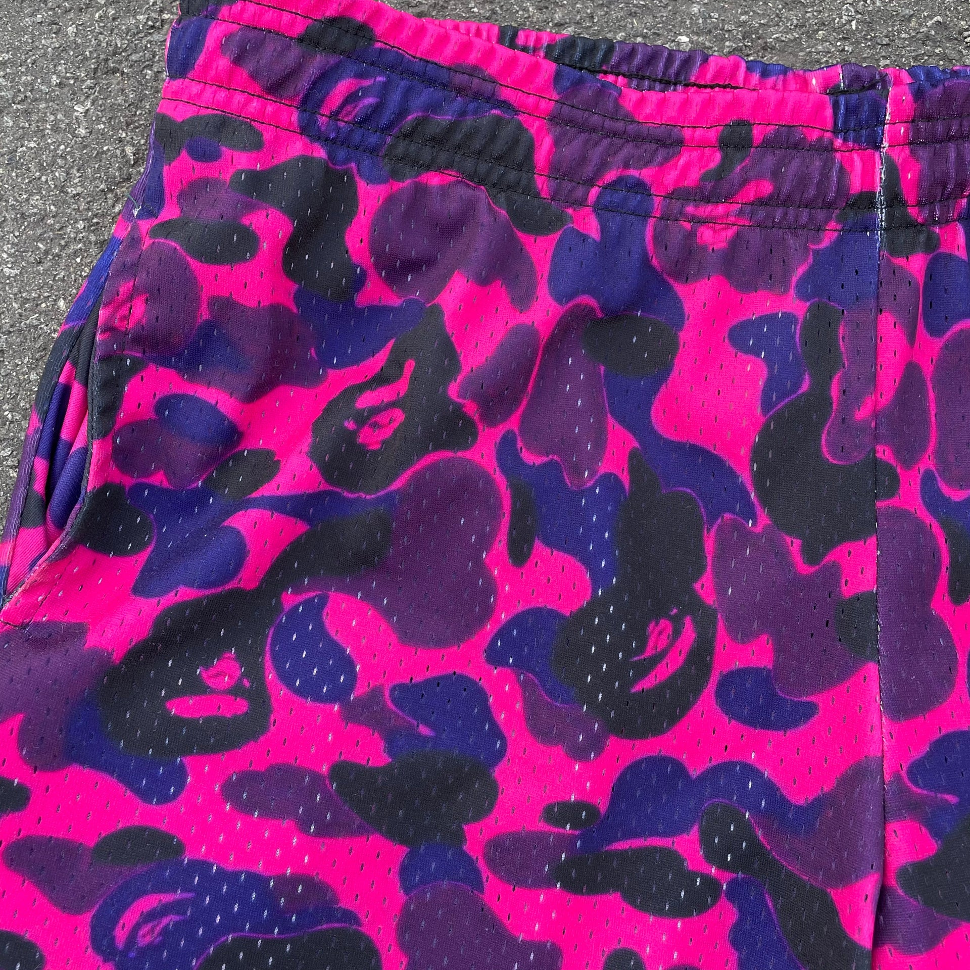 Purple Bape shorts