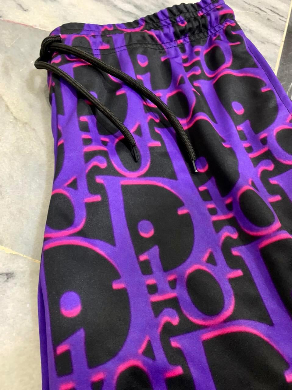 Dior jumbo purple shorts