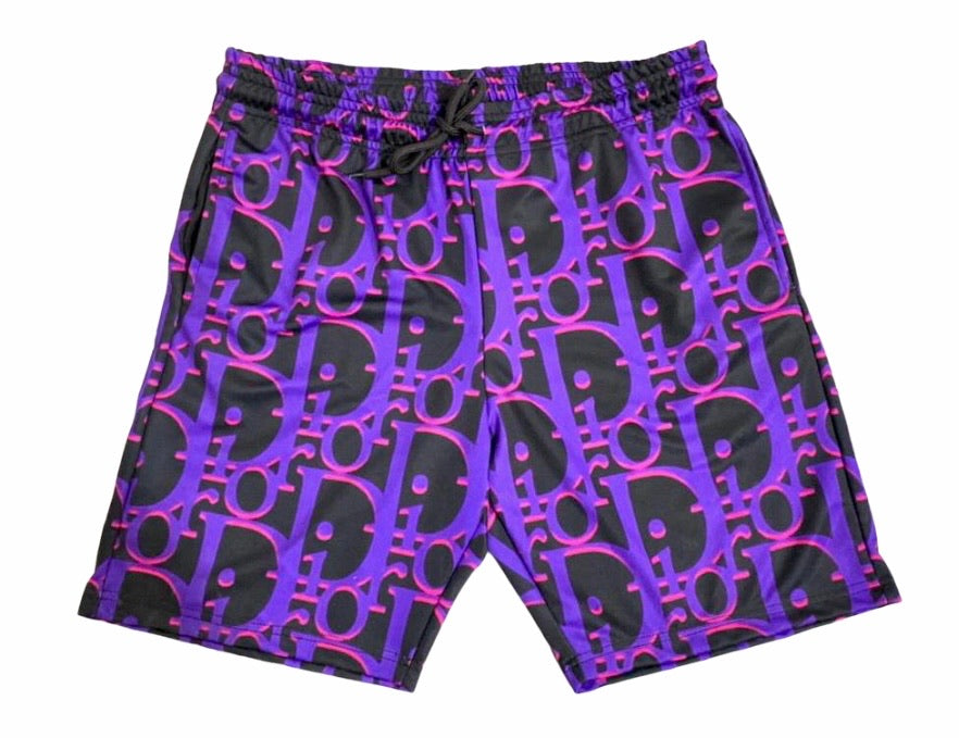 Dior jumbo purple shorts