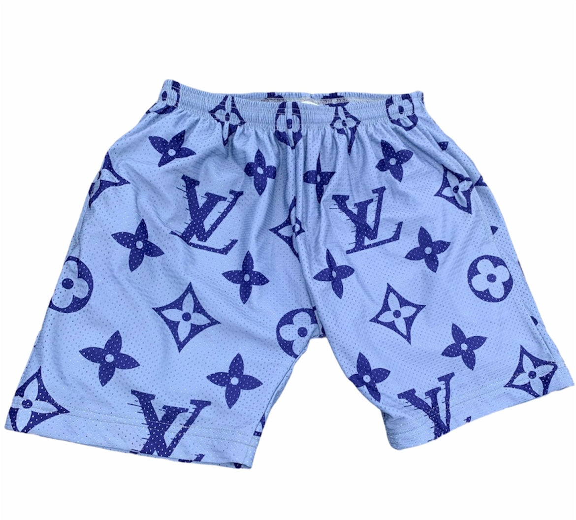 Ice monogram mesh shorts