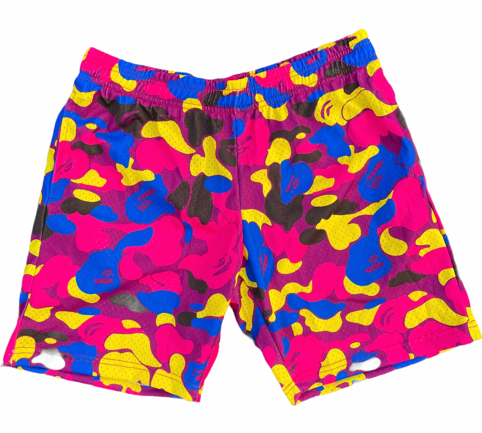 Bape candy mesh shorts