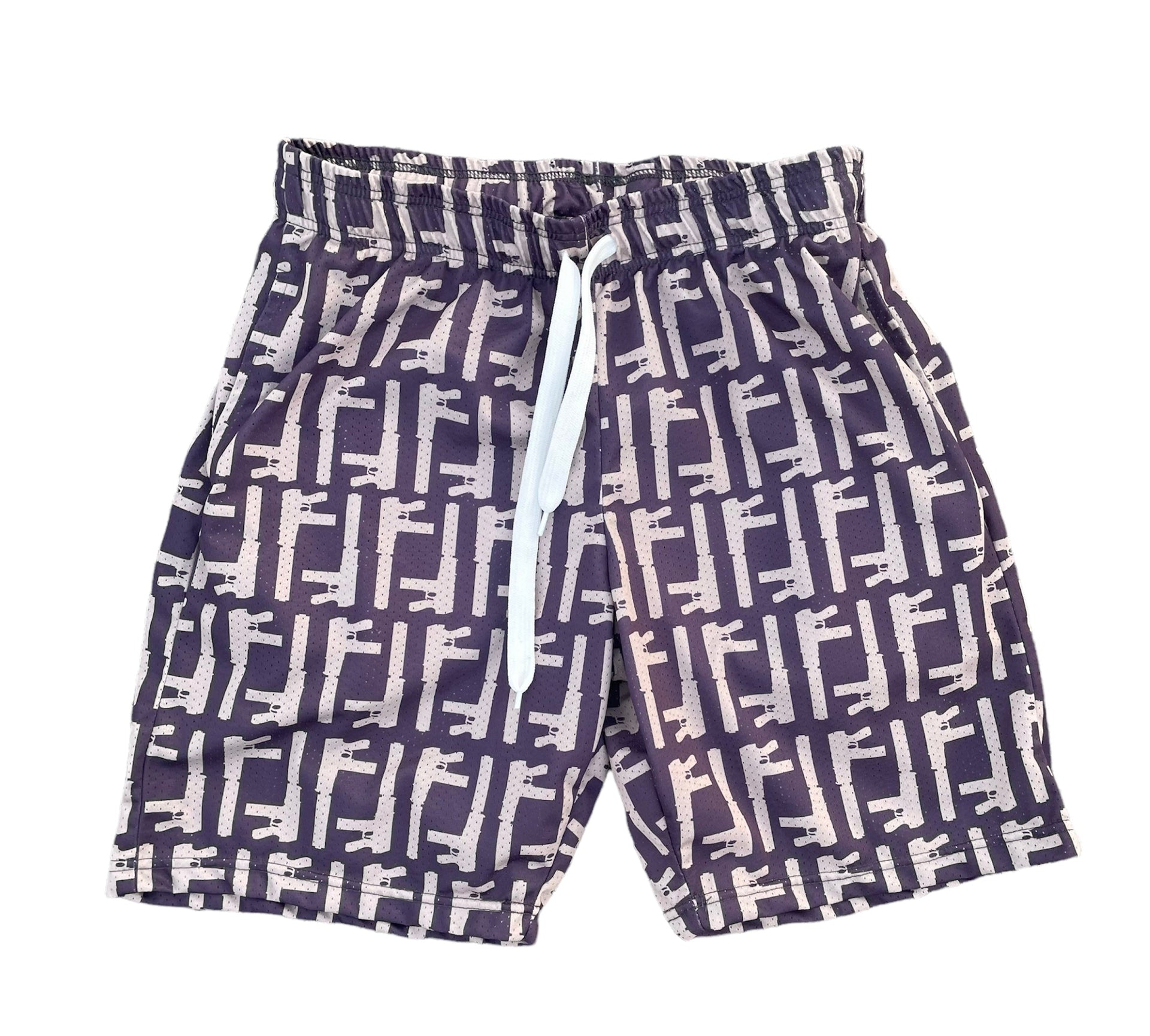Fendi gunner shorts-brown