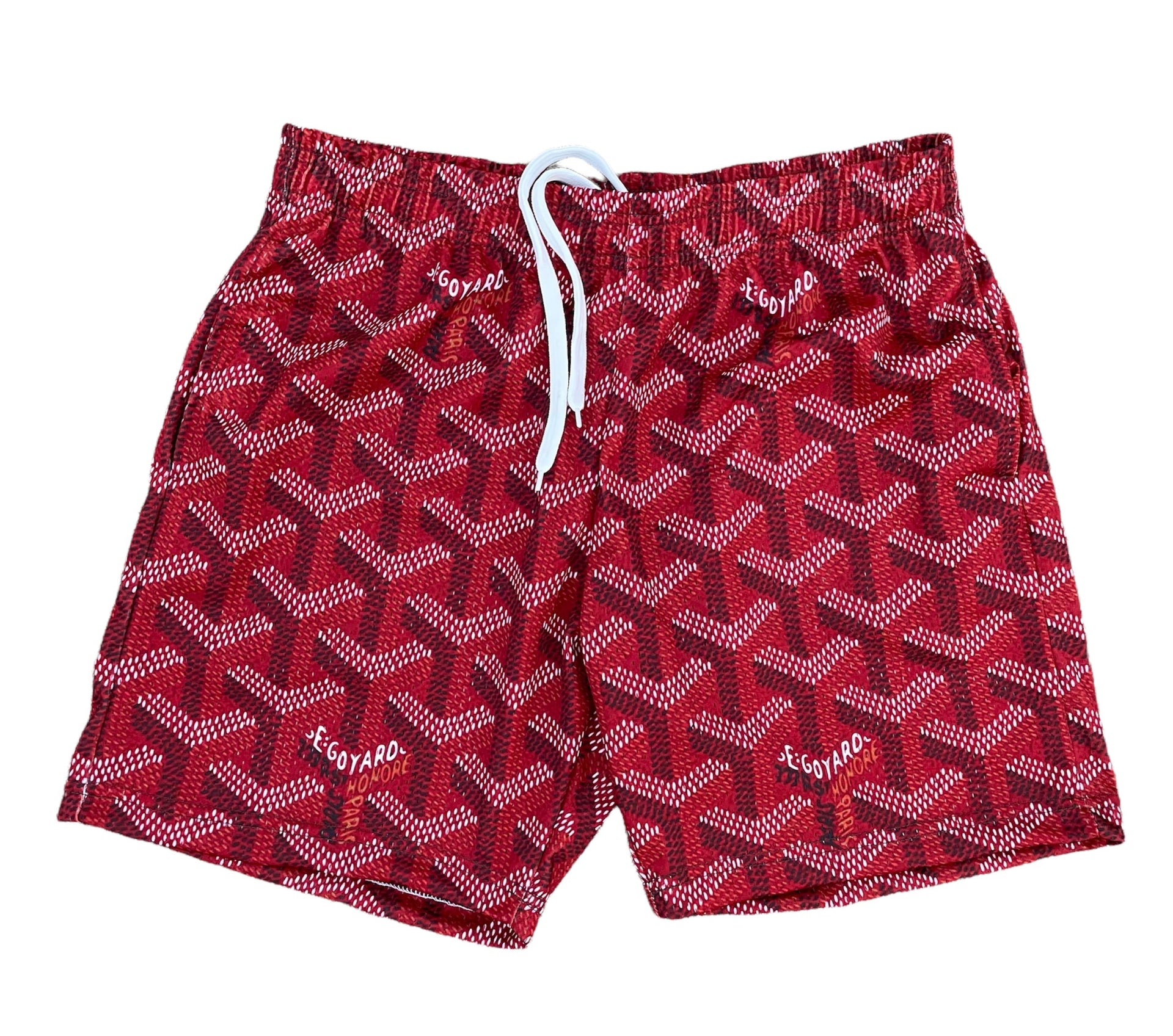 Goyard red shorts