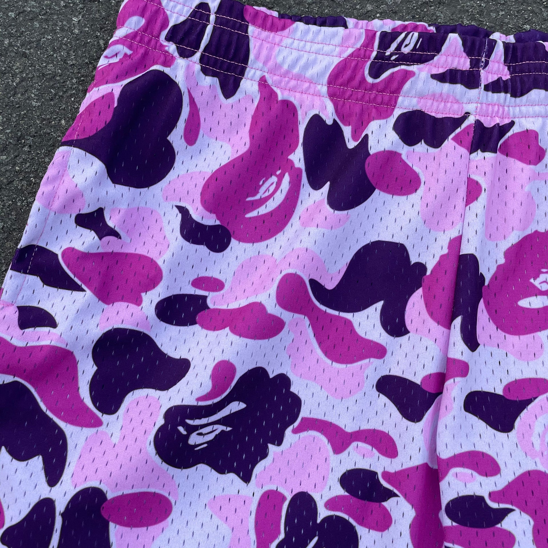 Blush Bape shorts